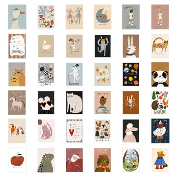 Newborn Photography Background Painting 25simple Nordic Ins Art Poster Decorative Painting Core Sticker Children's Room Painting