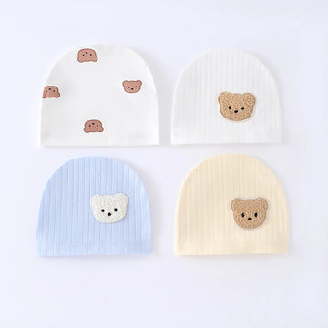 Newborn Hat for Four Seasons 100% Cotton  0-3 Months Boy Girls   Fetal Hat Infant Accessories